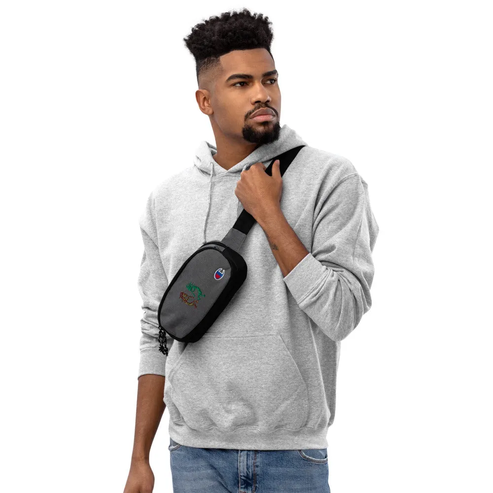 Embroidered Champion fanny pack Kokopelli Twins