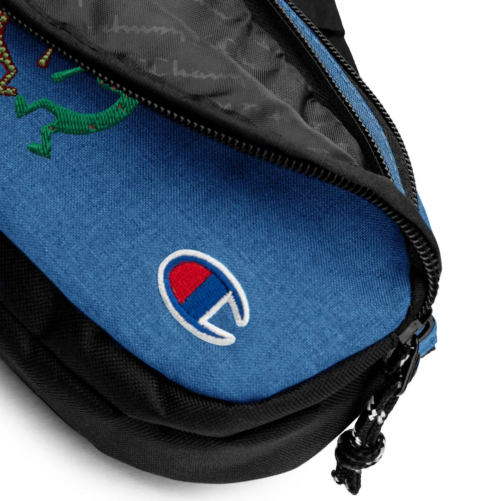 Embroidered Champion fanny pack Kokopelli Twins