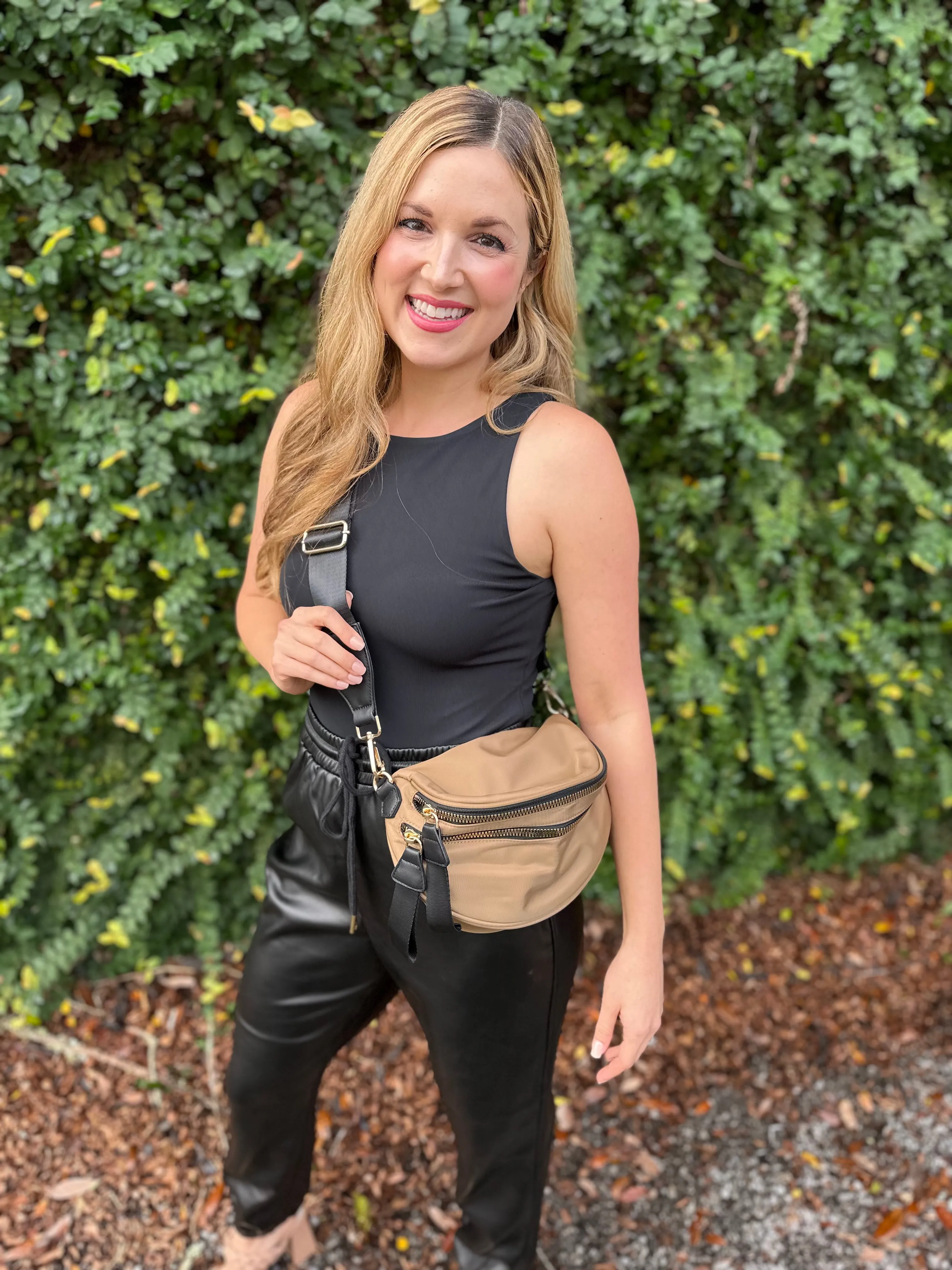 Fanny Pack Bag- Beige