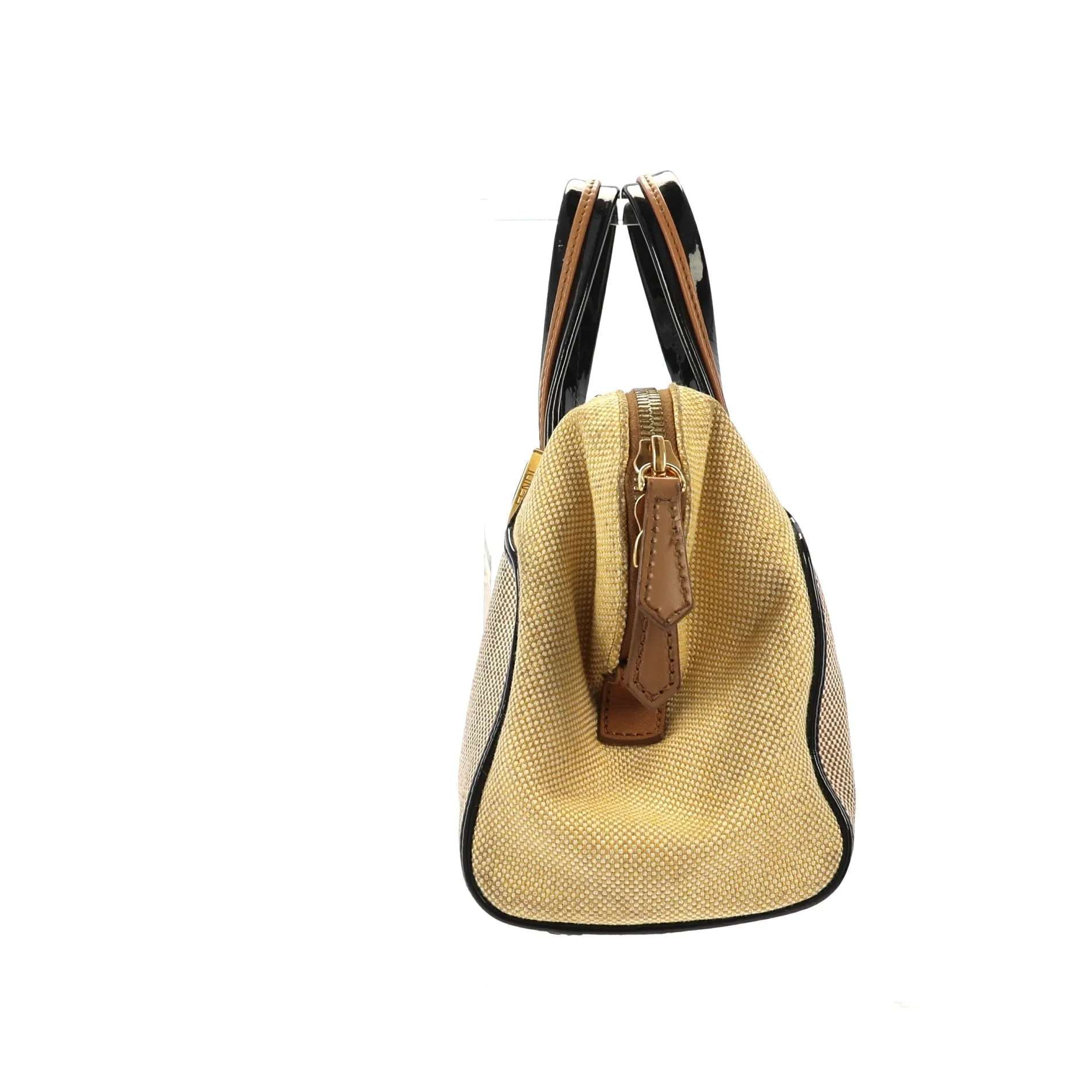 FENDI Chameleon Handbag in Beige Fabric