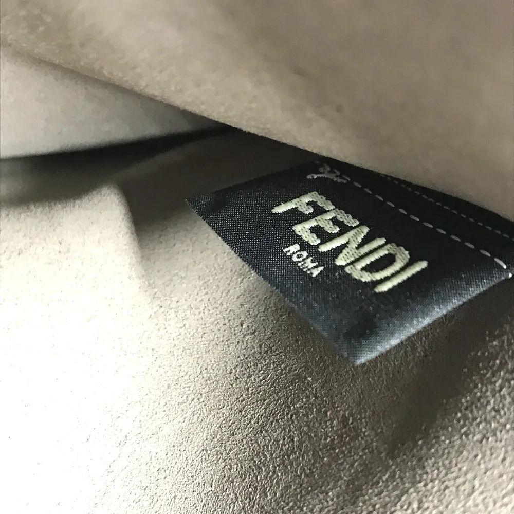FENDI Clutch bag 7N0078 leather Brown type Pouch pouch Telephone Design mens Used