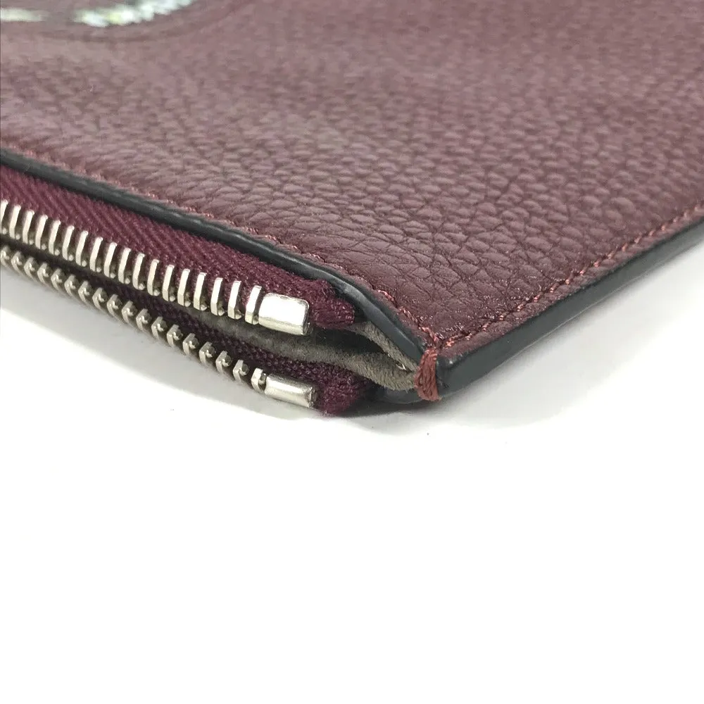 FENDI Clutch bag 7N0078 leather Brown type Pouch pouch Telephone Design mens Used