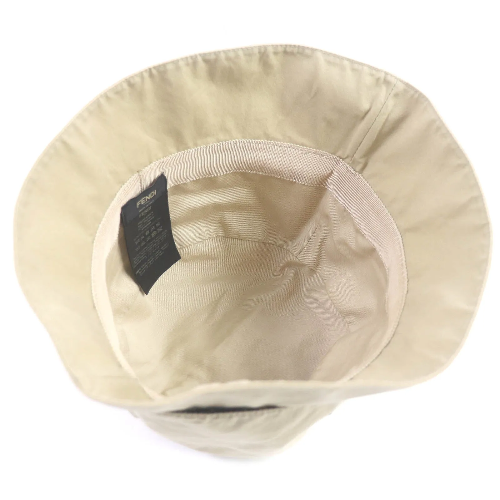 FENDI hat FXQ790 cotton beige