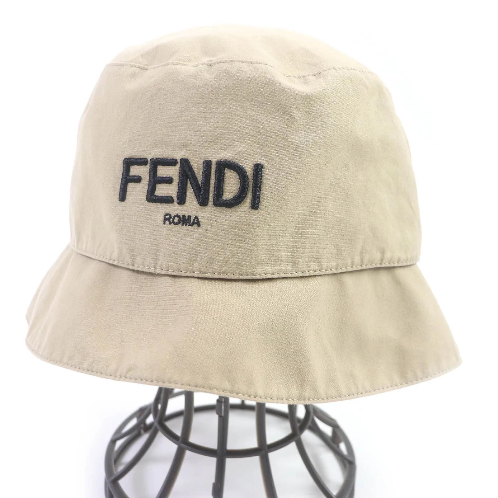 FENDI hat FXQ790 cotton beige