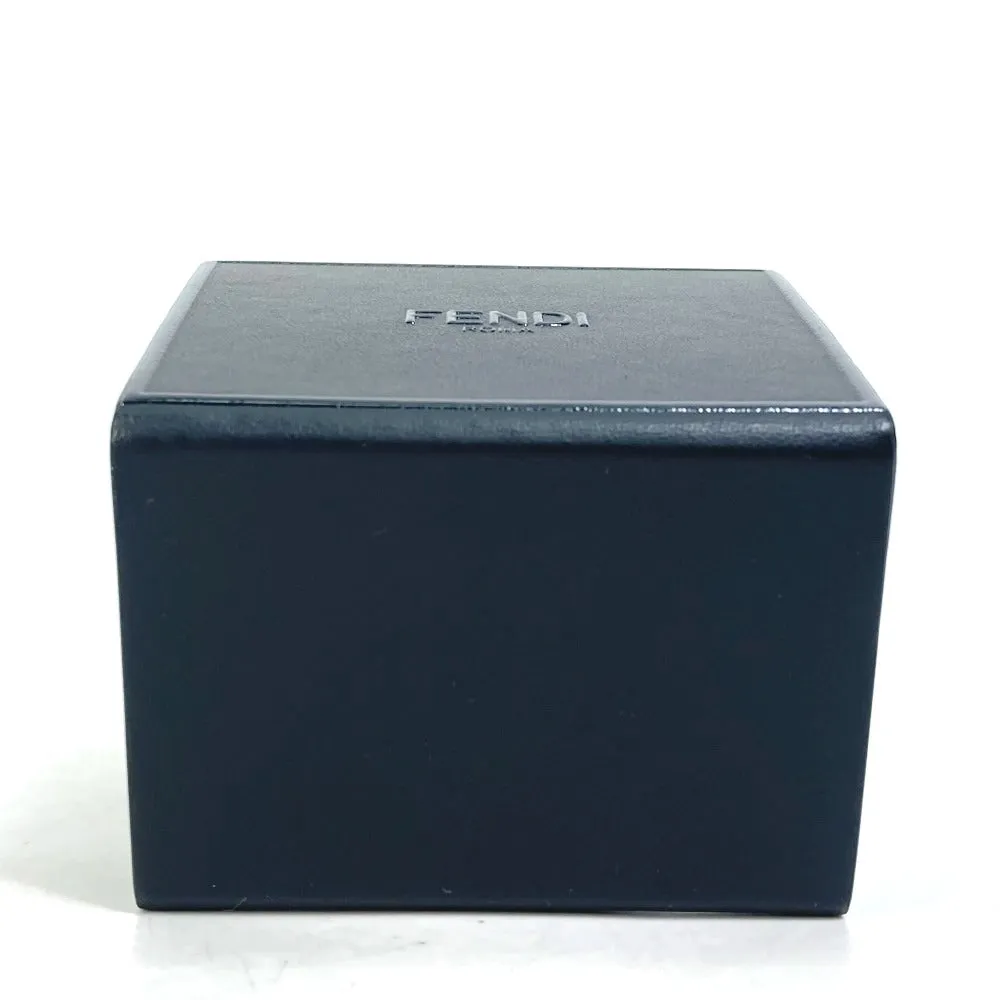 FENDI key ring 7AR894 leather black Mini box MINIBOX Women Used