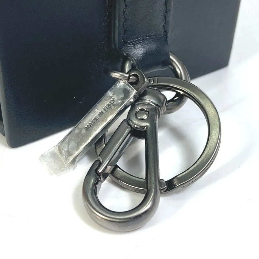 FENDI key ring 7AR894 leather black Mini box MINIBOX Women Used