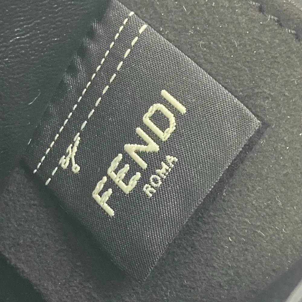 FENDI key ring 7AR894 leather black Mini box MINIBOX Women Used