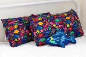 Funky Fish Standard Pillow Case Set