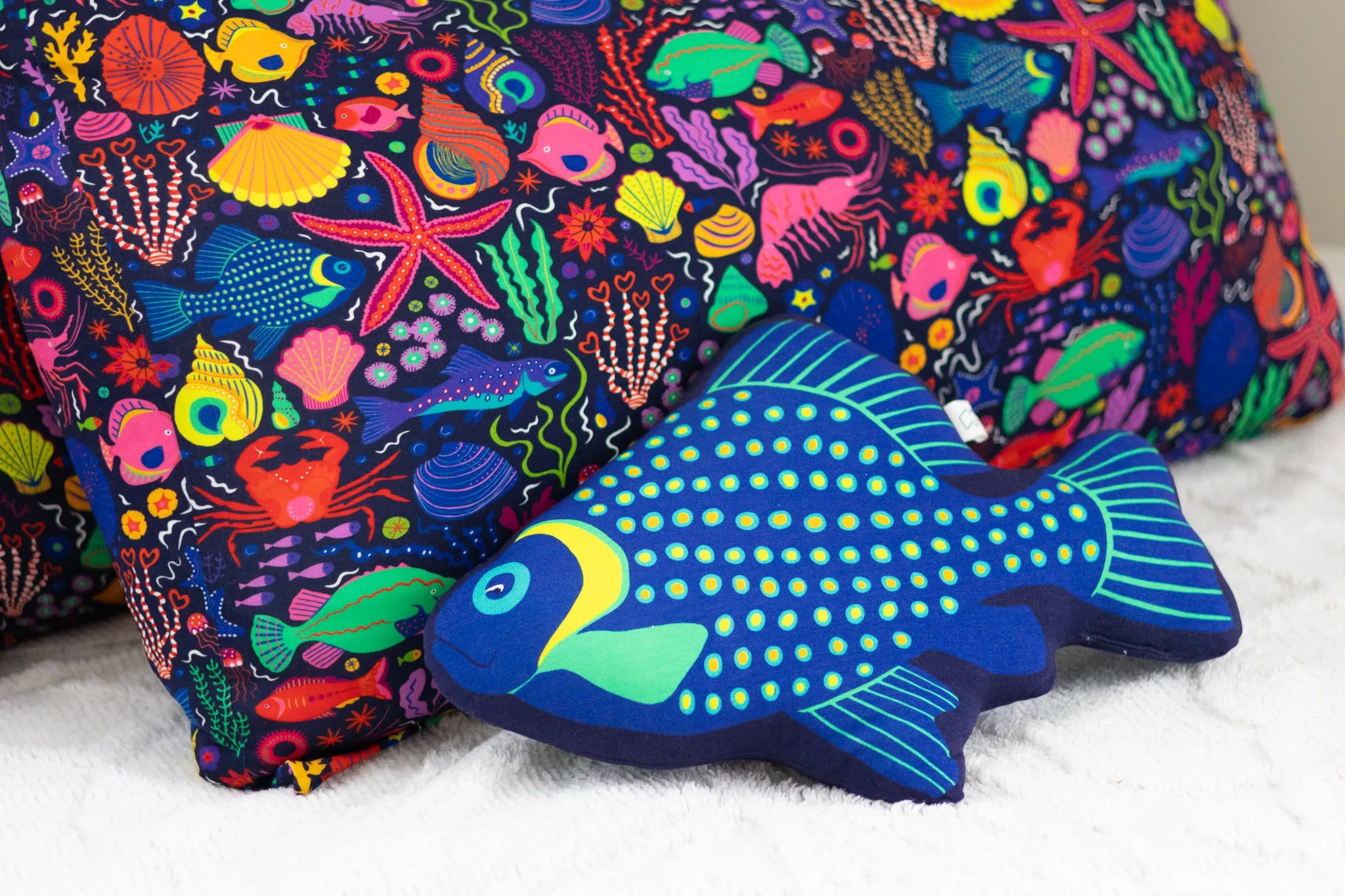 Funky Fish Standard Pillow Case Set