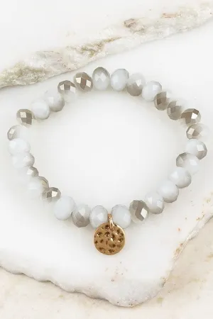 Get Stacked Bracelet- Opal Grey