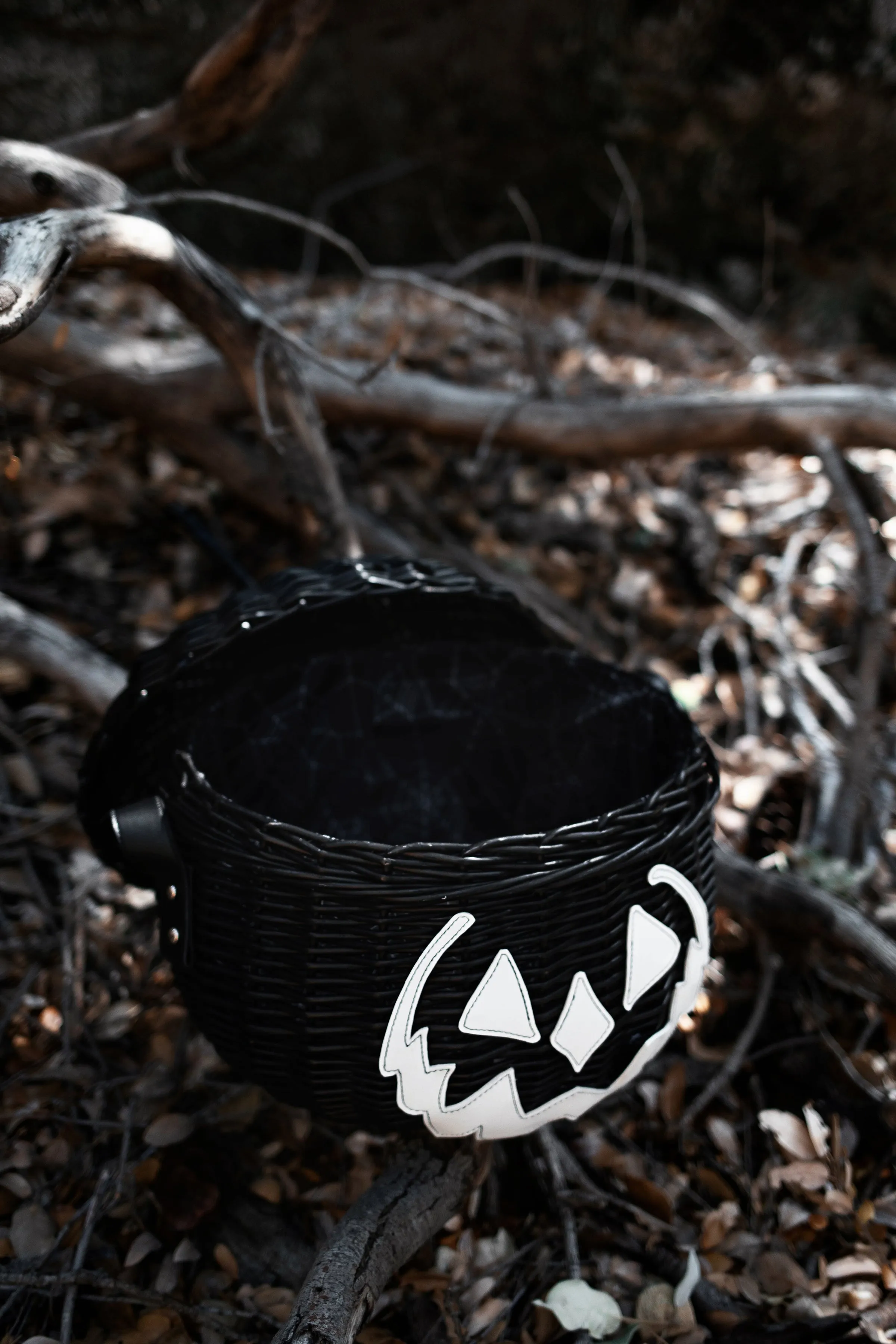Haunted Hallows Picnic Basket (Black)