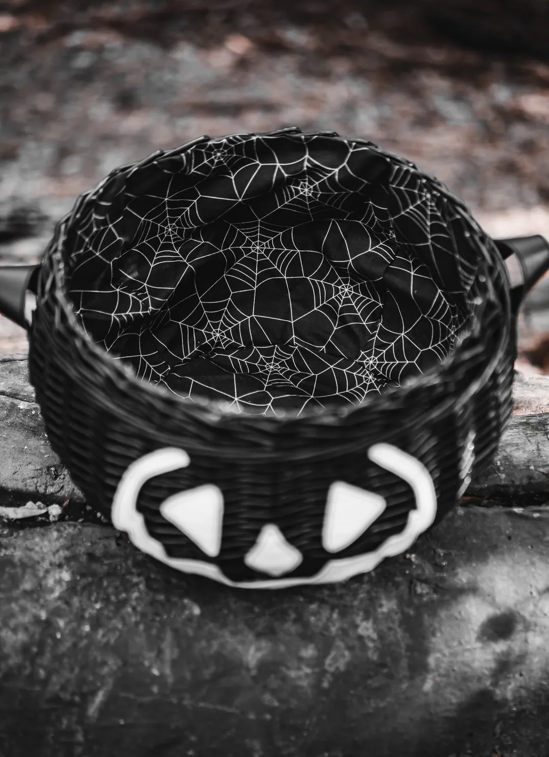 Haunted Hallows Picnic Basket (Black)