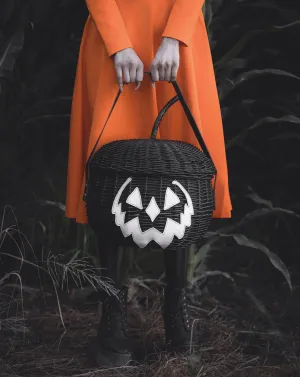 Haunted Hallows Picnic Basket (Black)