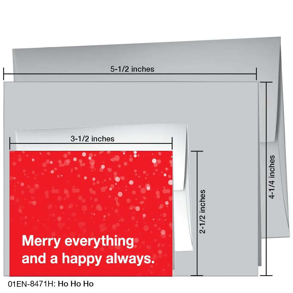 Ho Ho Ho, Greeting Card (8471H)