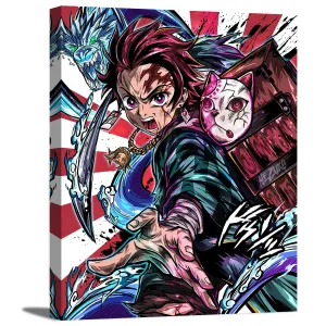 Hunter Water Form Canvas Wall Art