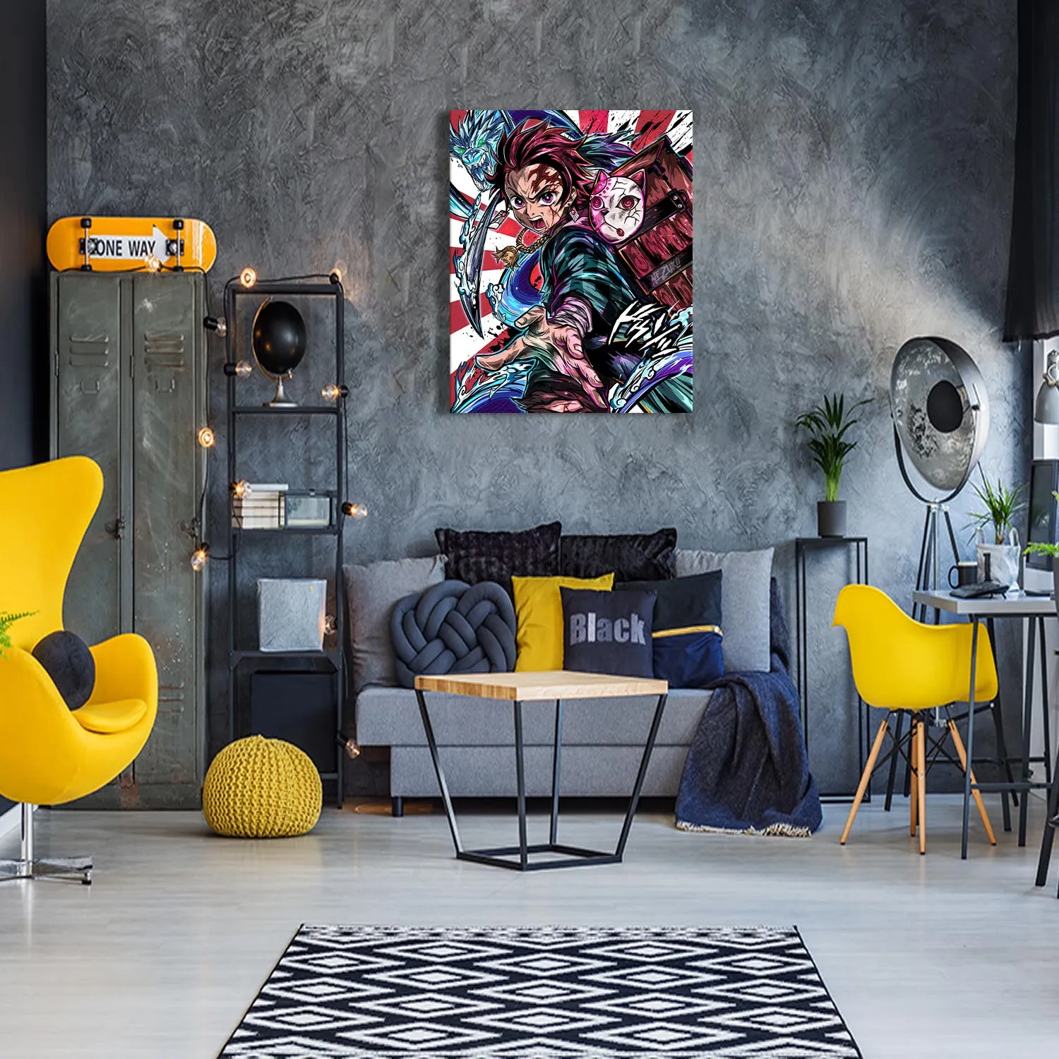 Hunter Water Form Canvas Wall Art