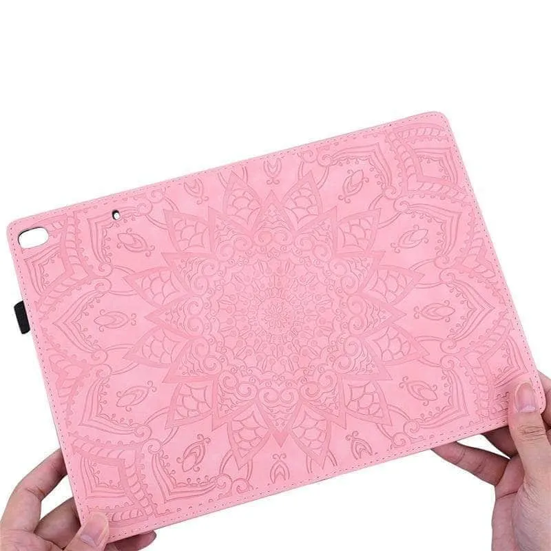 iPad Air 5 2022 Classic Flower Leather Cover