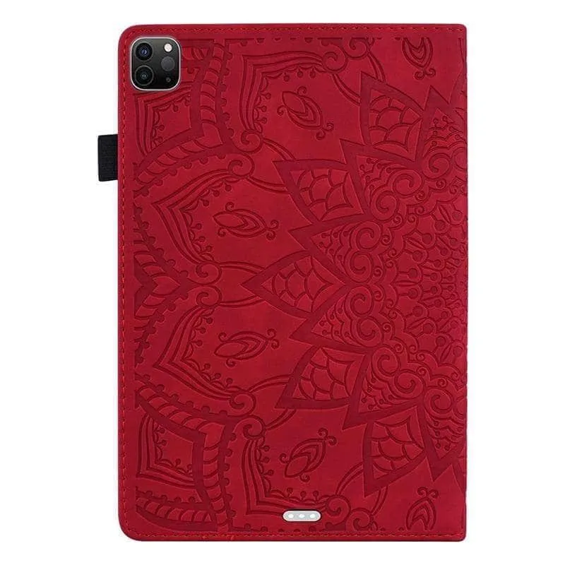 iPad Air 5 2022 Classic Flower Leather Cover