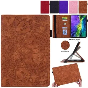 iPad Air 5 2022 Classic Flower Leather Cover