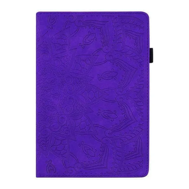 iPad Air 5 2022 Classic Flower Leather Cover