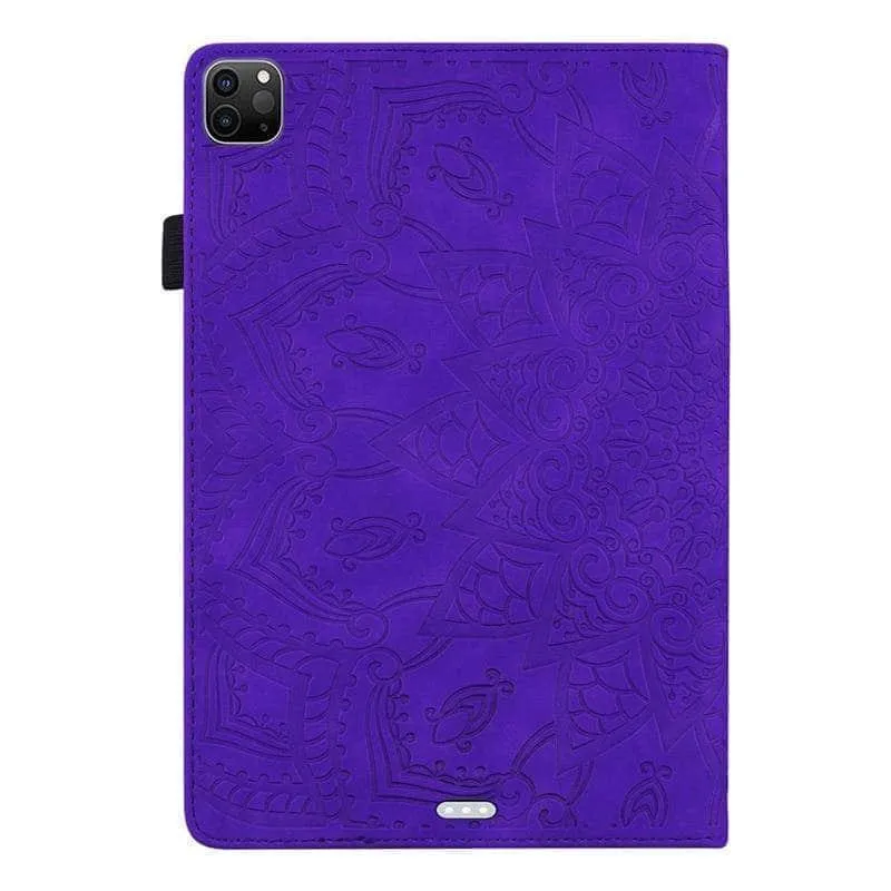iPad Air 5 2022 Classic Flower Leather Cover