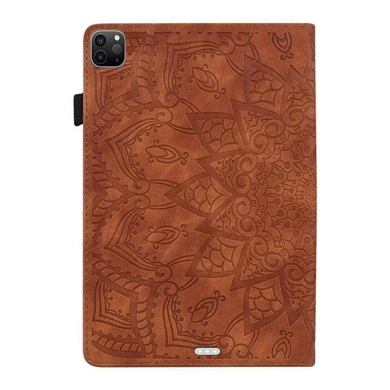 iPad Air 5 2022 Classic Flower Leather Cover