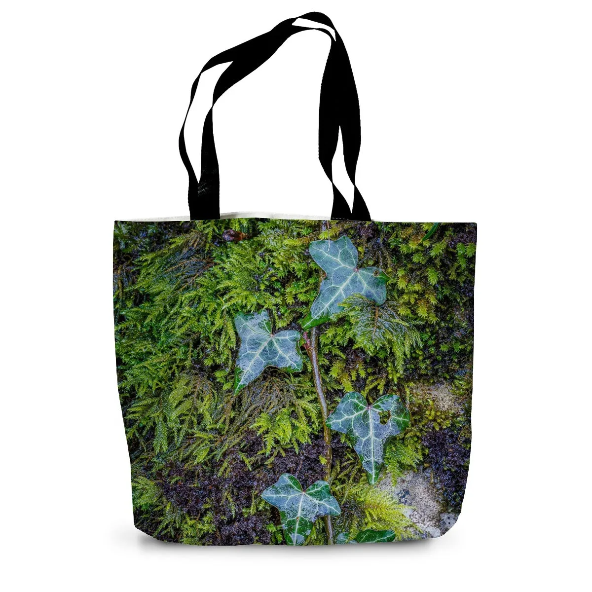 Ivy Clad Canvas Tote Bag