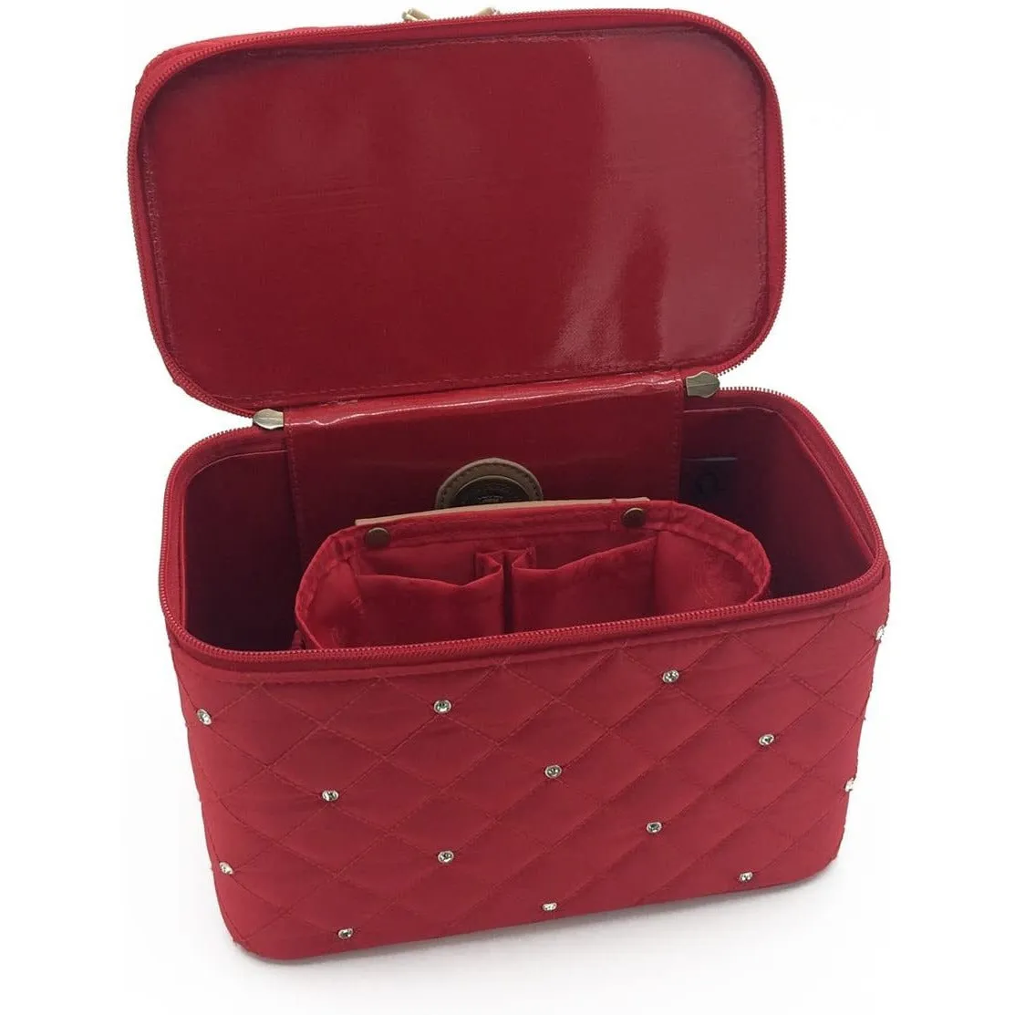 Kemi Makeup Case Diamond Red