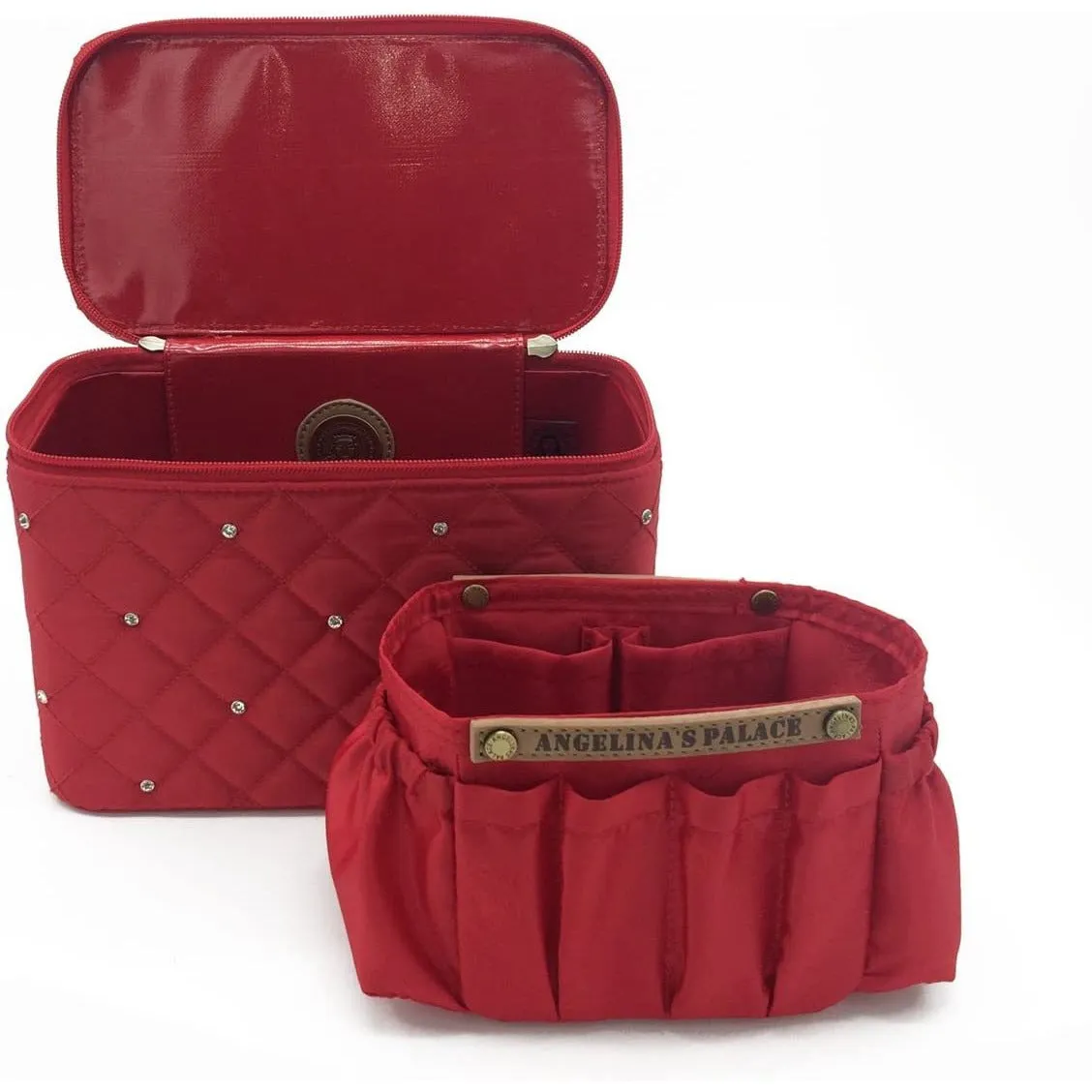 Kemi Makeup Case Diamond Red