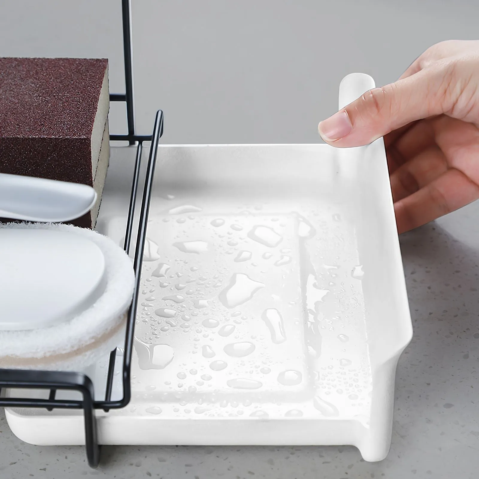 Kitchen Sink Storage Rack Double-Layer