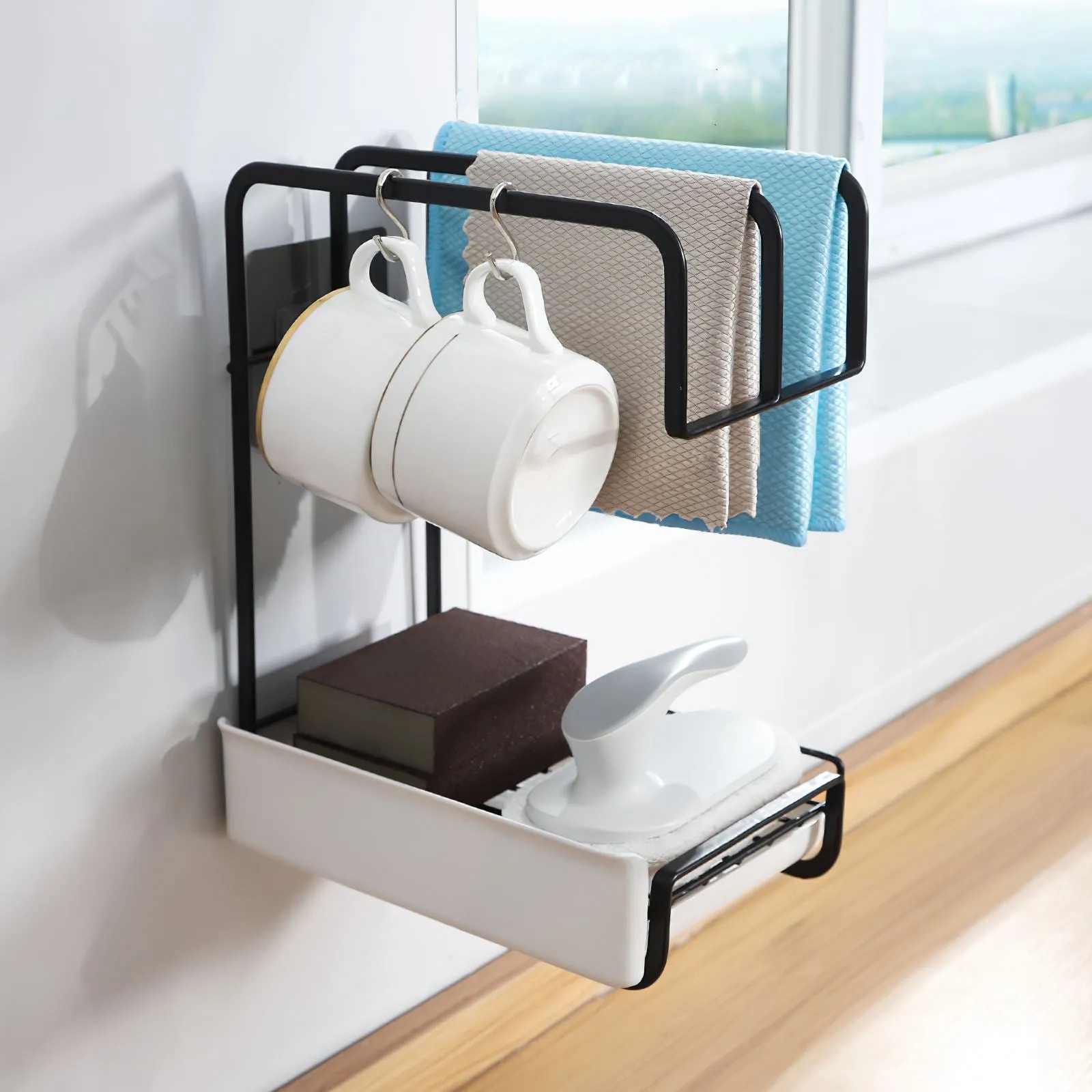 Kitchen Sink Storage Rack Double-Layer