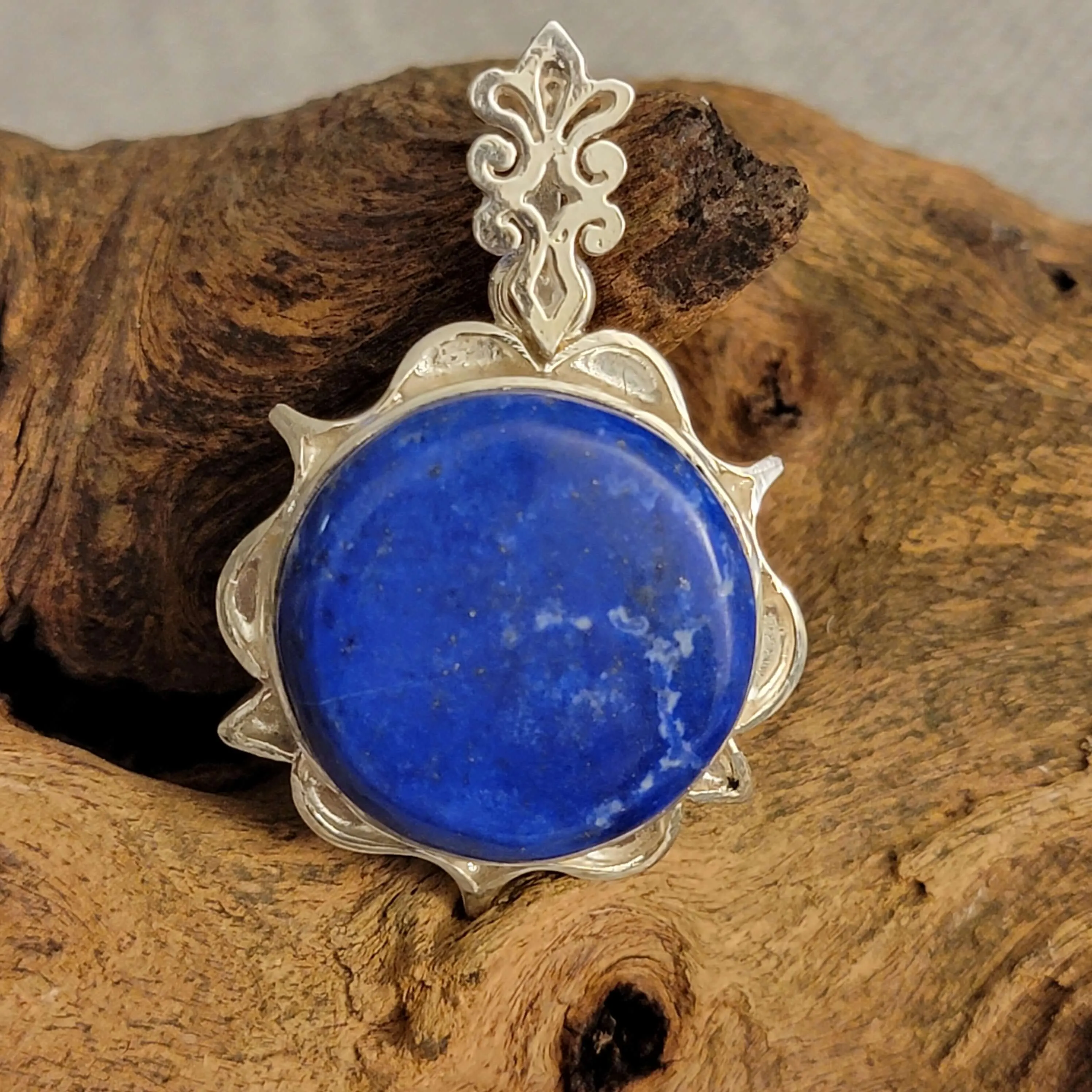 Lapis Lazuli Sterling Silver Pendant