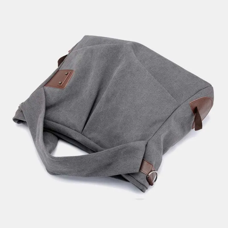 Large Capacity Canvas Handbag for Women Crossbody Tote Hobo Bag