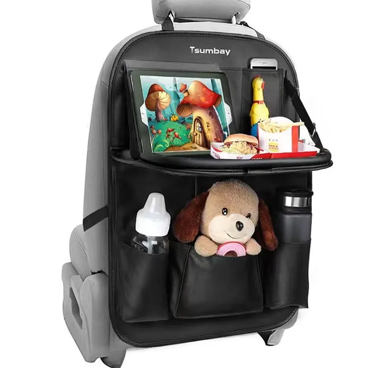 Leather Car Seat Organizer