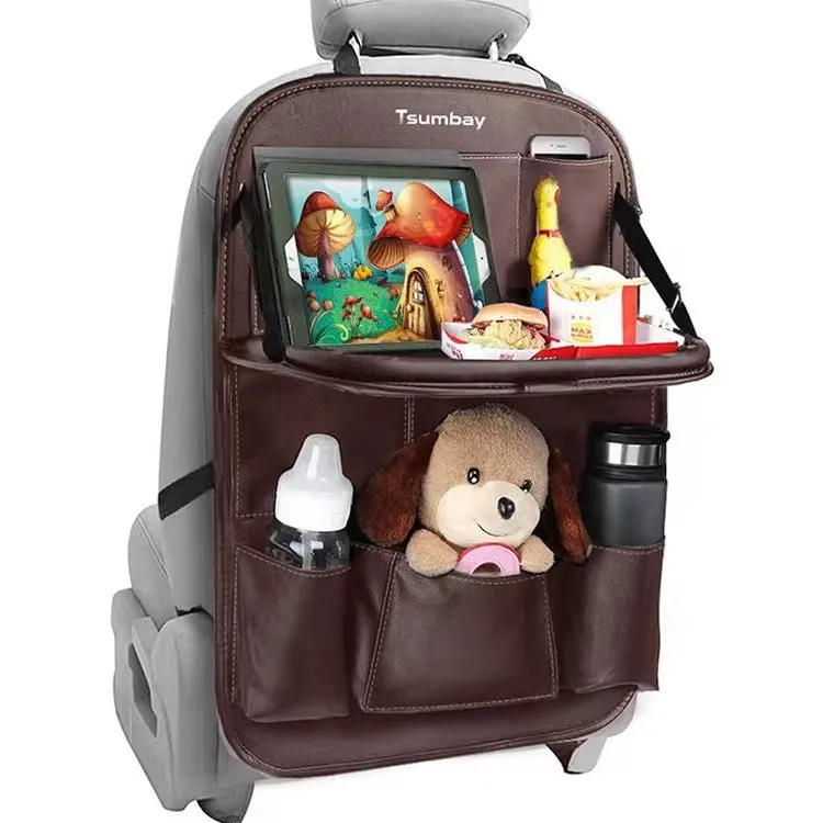 Leather Car Seat Organizer