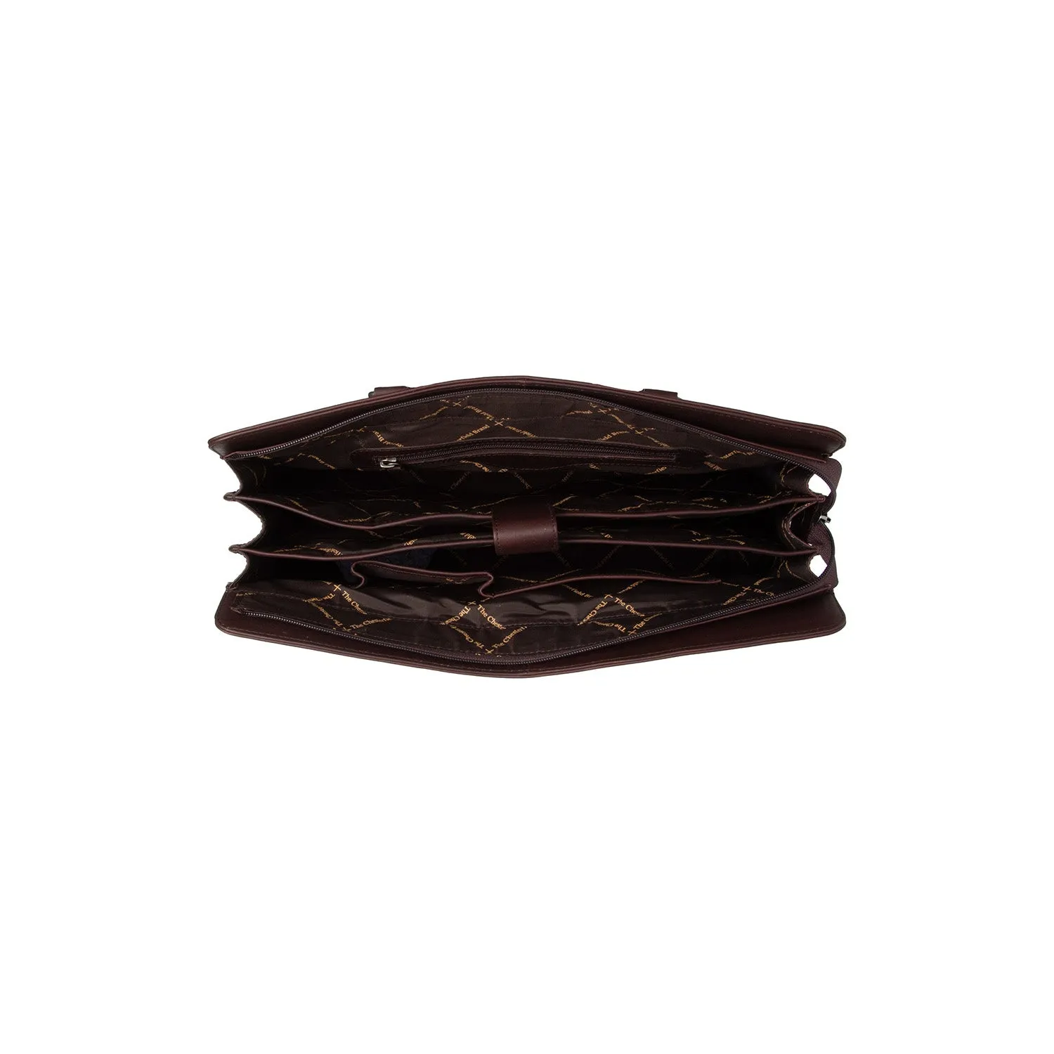 Leather Shopper Brown Fidenza