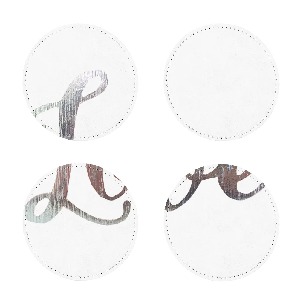 Love Sublimation Coasters Pack of Four