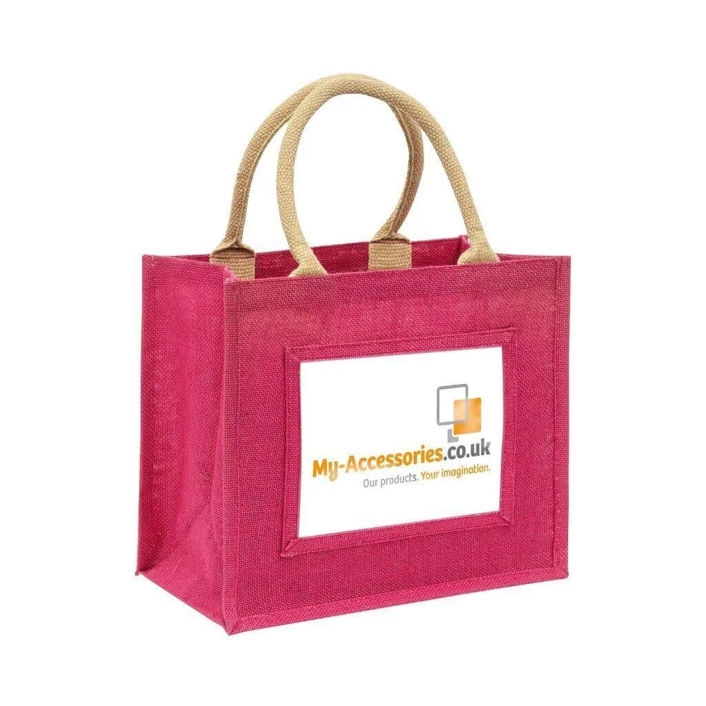 Medium Jute Bag Insert 203 x 152mm (8 x 6 inch) - Pack of 6