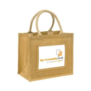 Medium Jute Bag Insert 203 x 152mm (8 x 6 inch) - Pack of 6