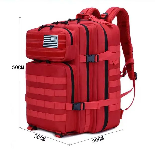 Men 50L Waterproof Backpack Military Tactical Bags Hunting OutBag