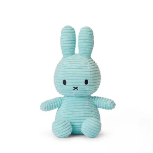 Miffy Sitting Corduroy Turquoise - 23cm