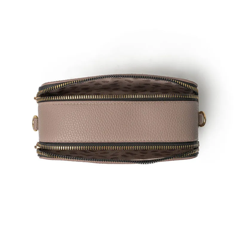 Modernist Vegan Leather Crossbody - Black