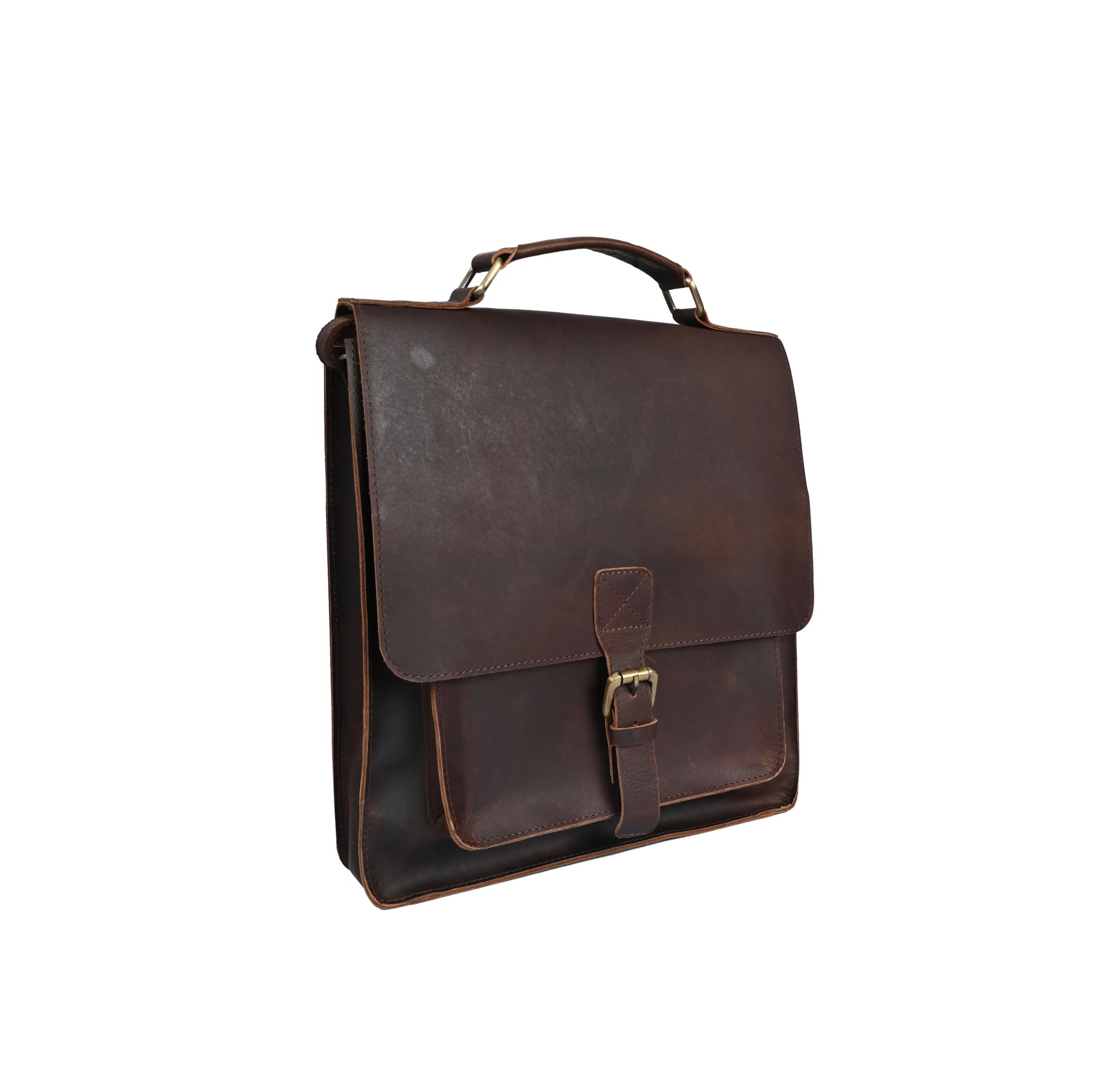 Monte Messenger Bag - Dark Brown