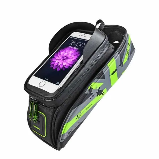 MTB/Road Bicycle/Bike Bags - Rainproof Cycling Top Front Tube Frame Bags 5.8/6.0 Phone Case Bike Accessories