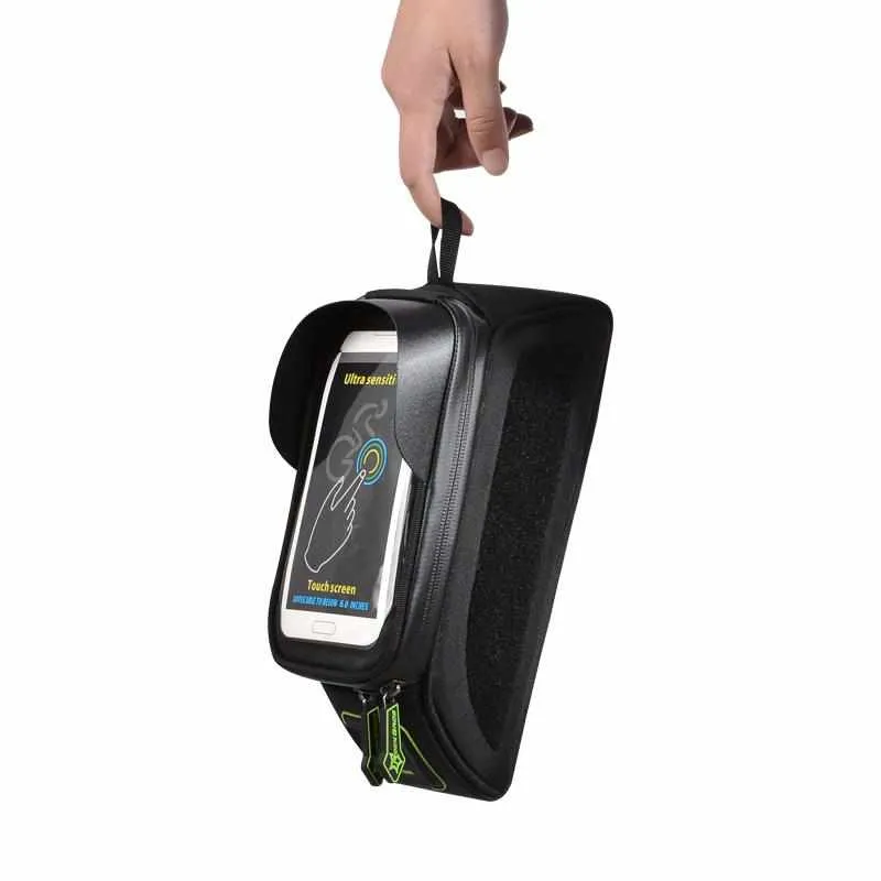 MTB/Road Bicycle/Bike Bags - Rainproof Cycling Top Front Tube Frame Bags 5.8/6.0 Phone Case Bike Accessories