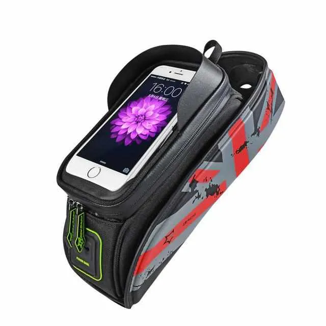 MTB/Road Bicycle/Bike Bags - Rainproof Cycling Top Front Tube Frame Bags 5.8/6.0 Phone Case Bike Accessories