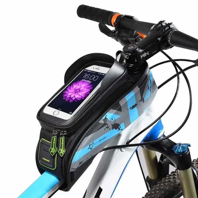 MTB/Road Bicycle/Bike Bags - Rainproof Cycling Top Front Tube Frame Bags 5.8/6.0 Phone Case Bike Accessories