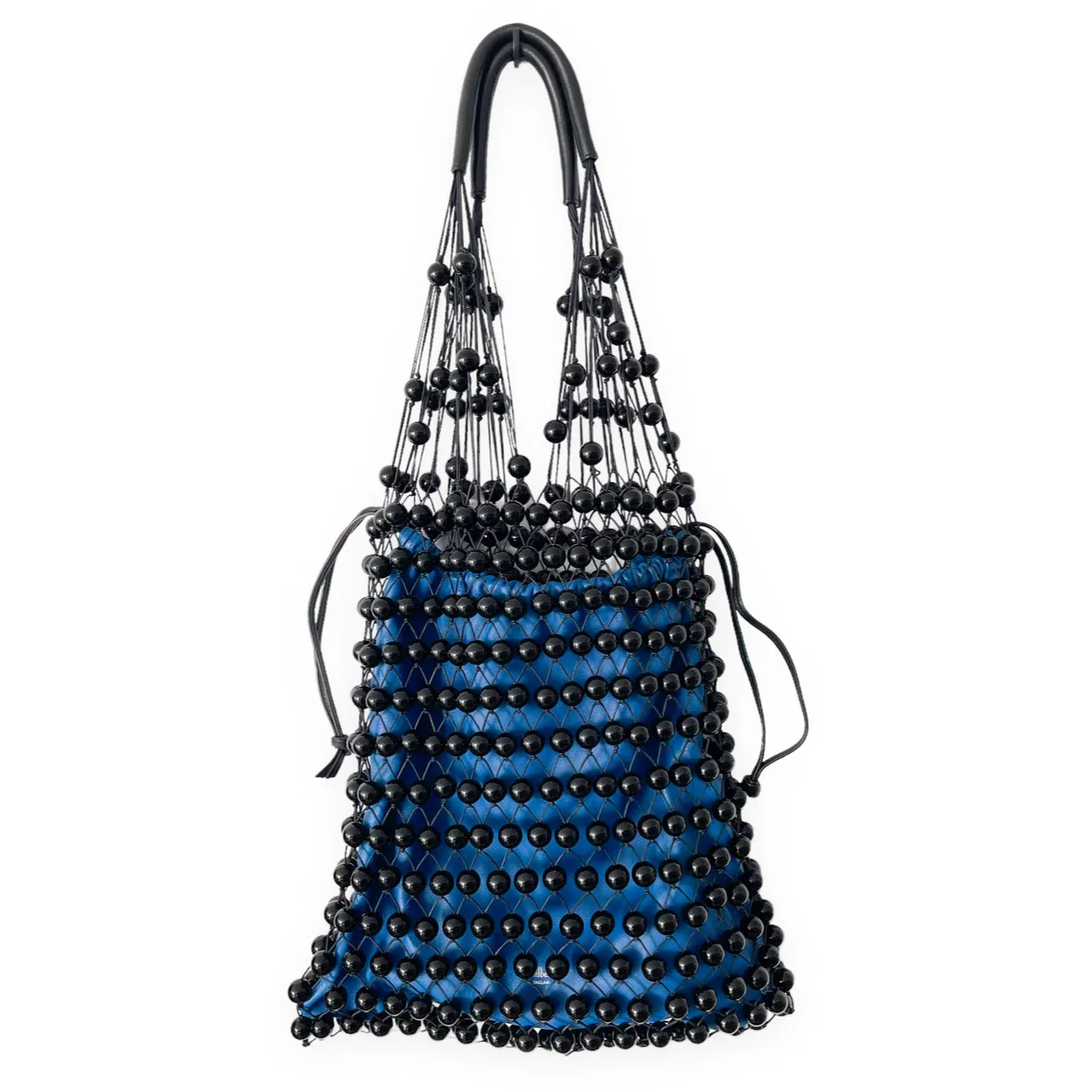 Mulberry Fishnet & Bead Bag