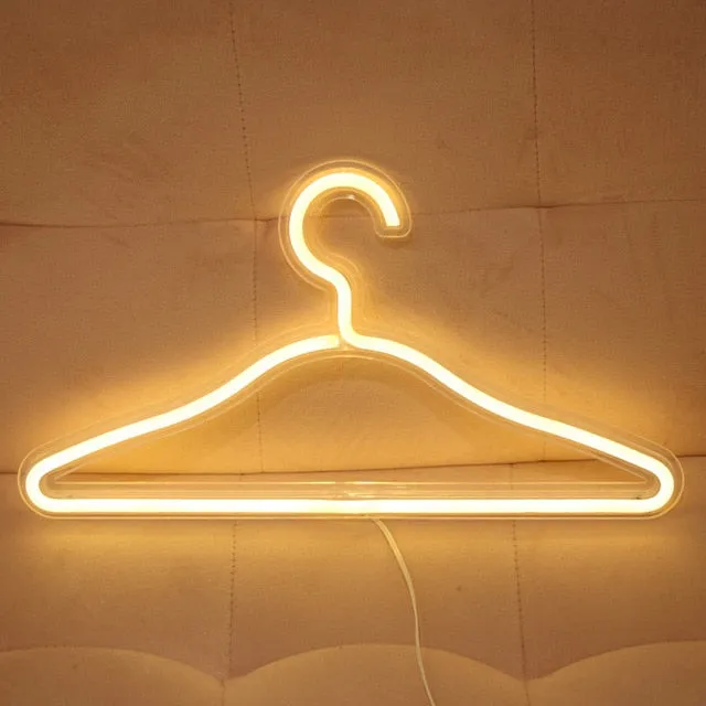 Neon Lights USB LED Clothes hanger
