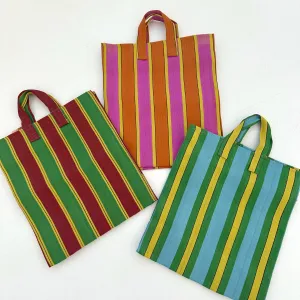 PAN AFTER DAY TO DAY STRIPE BAG: SMALL/TALL